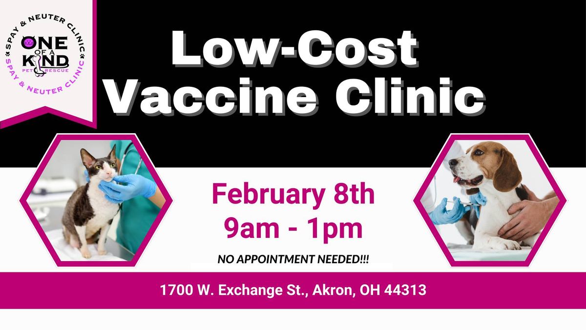 Low-Cost Vaccine Clinic!!!