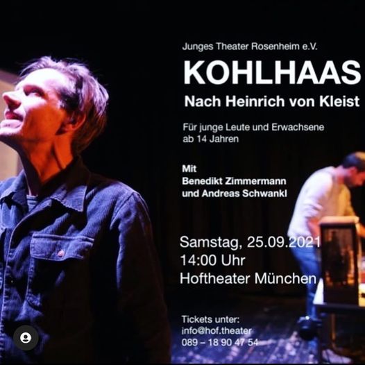 Kohlhaas im Hoftheater M\u00fcnchen