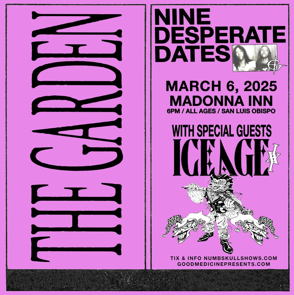 THE GARDEN and Iceage at Madonna Inn