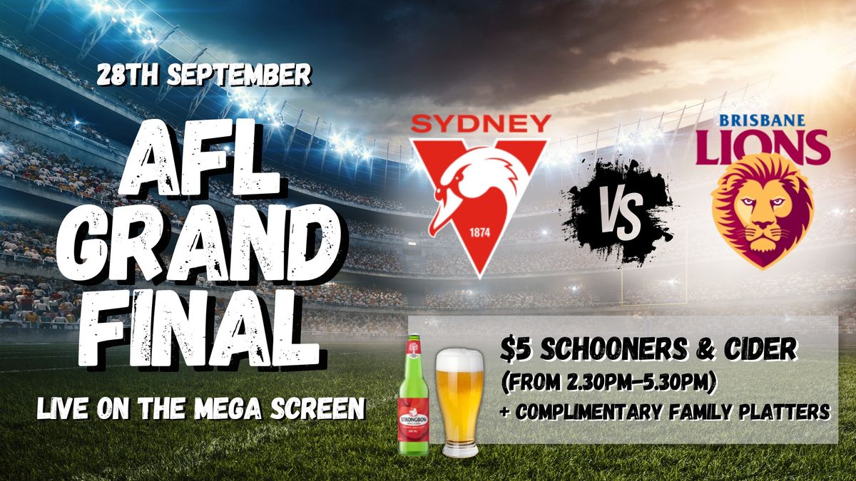 AFL Grand Final LIVE on the MEGA screen