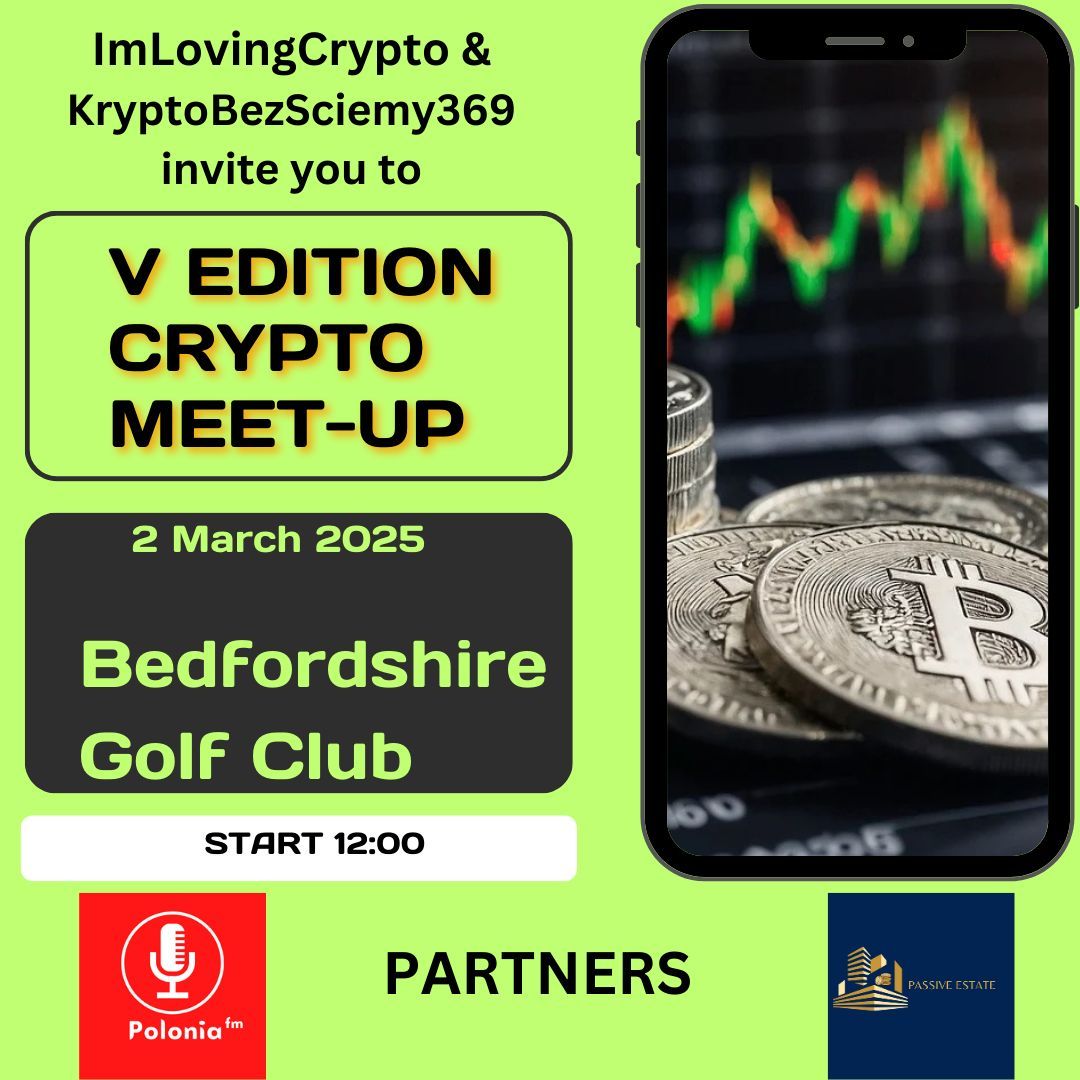 V Edition Crypto MeetUp in Bedfordshire Golf Club