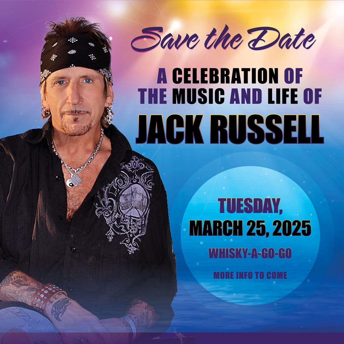 Celebration of the Music and Life of Jack Russell