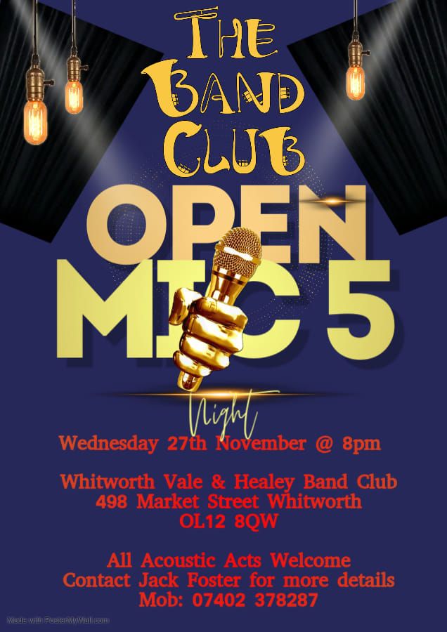 Open Mic Night 