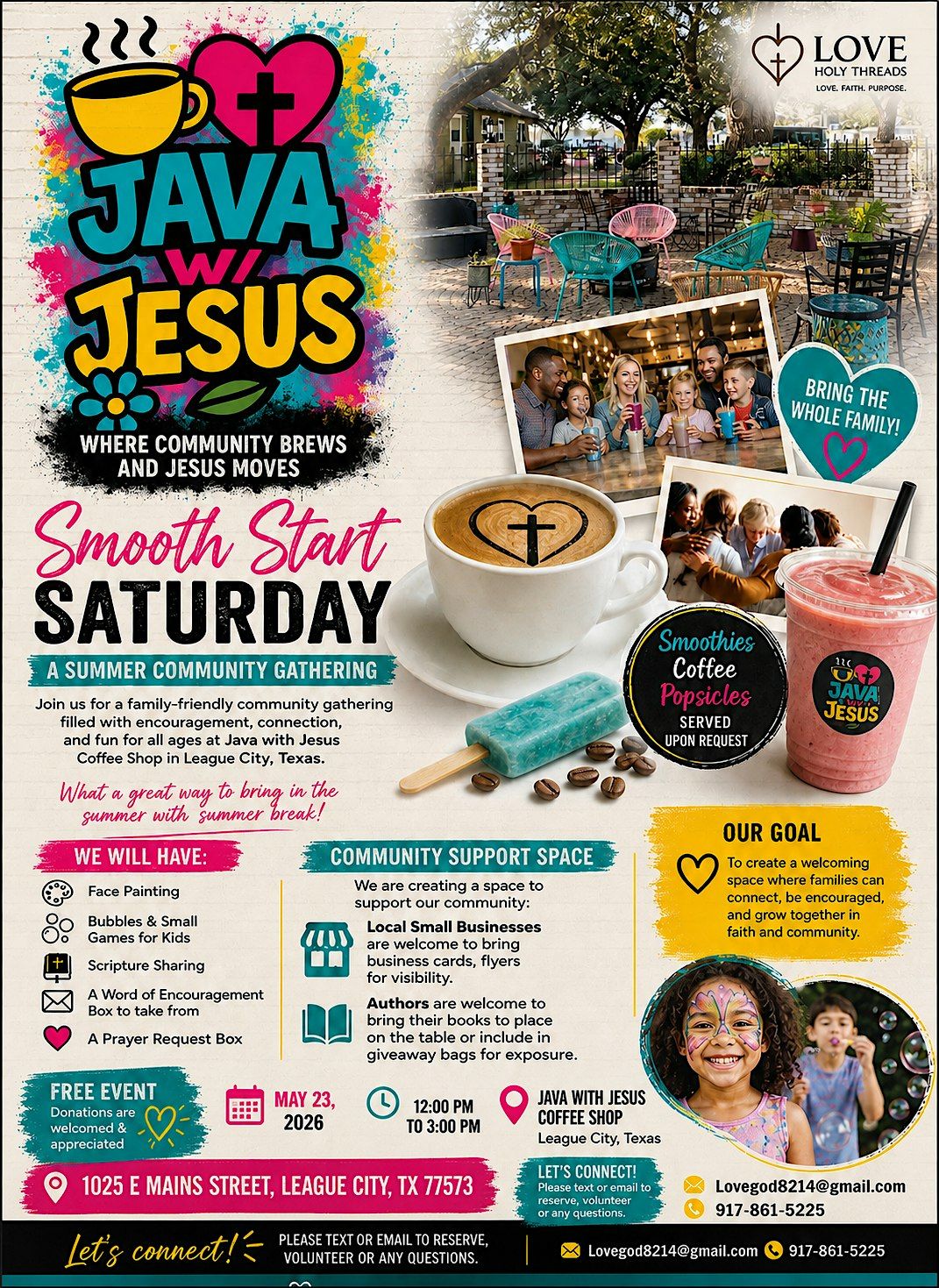 Smooth Start Saturday: Free Community Gathering, Prayer & Family Fun