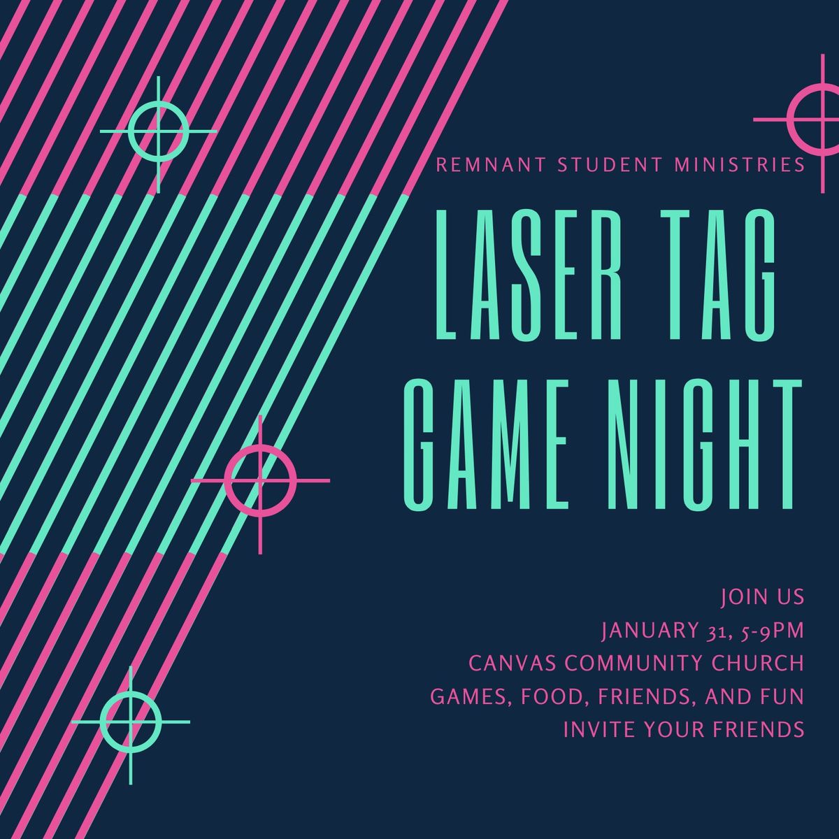 Laser Tag game night