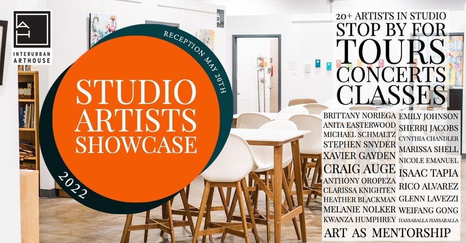 2022 Studio Artist Showcase, InterUrban ArtHouse, Overland Park, 20 May