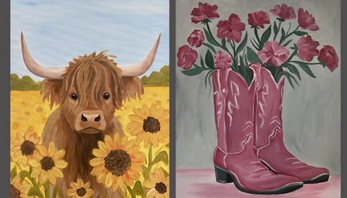 A Thirst For Art at Stonecroft {Highland or Cowgirl Boots}