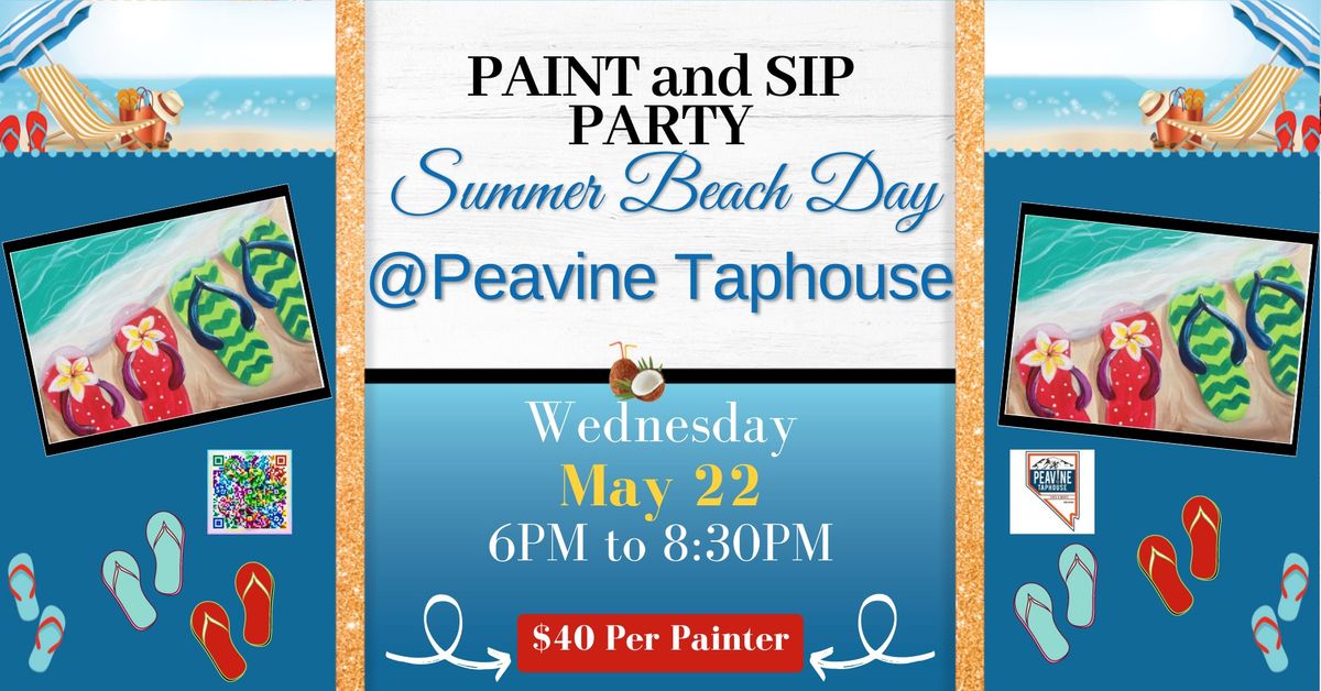 Paint Night AT Peavine Taphouse 