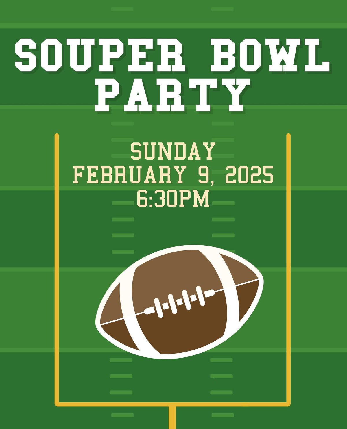 Souper Bowl Party at Trailside \ud83c\udf7b