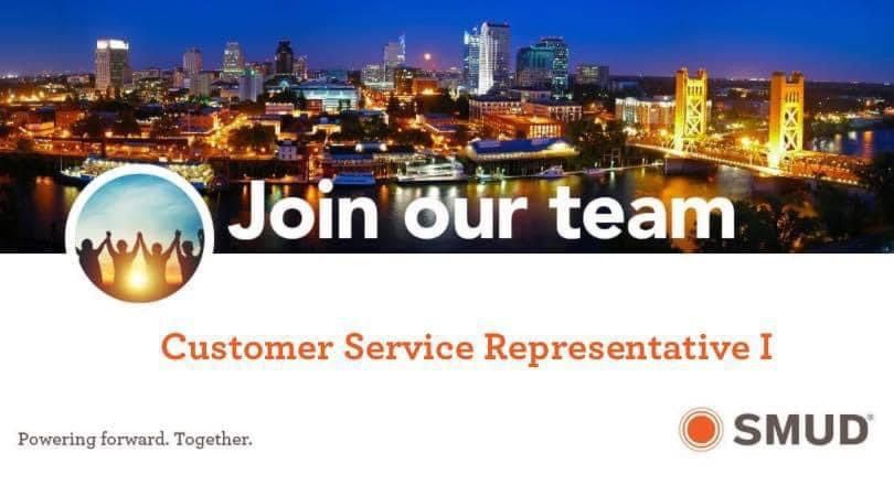 SMUD Customer Services Representative I Application Window