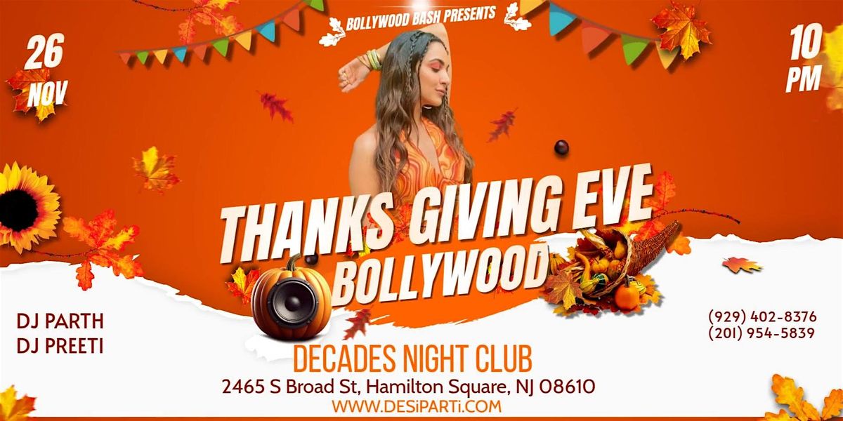 Bollywood Night Party@ Decades, Hamilton, NJ