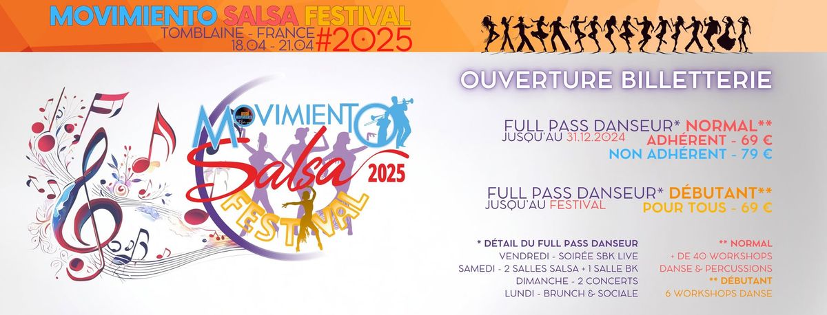 Movimiento Salsa Festival #2025 - Music & Dance - 18.04-21.04.2025