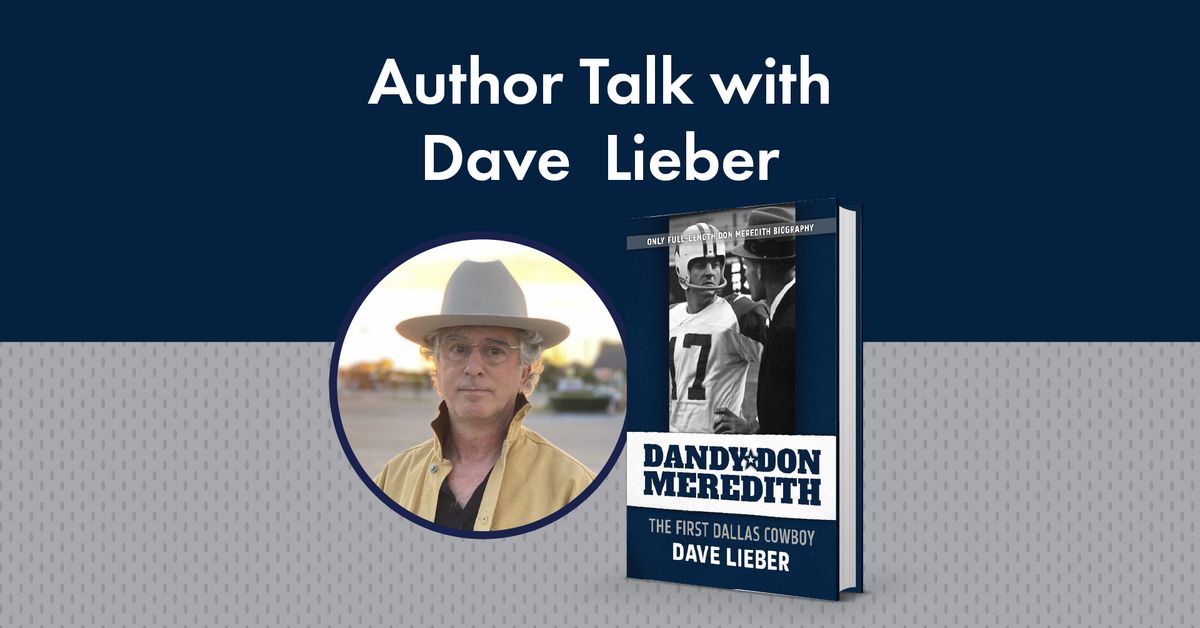 Author Talk with Dave Lieber