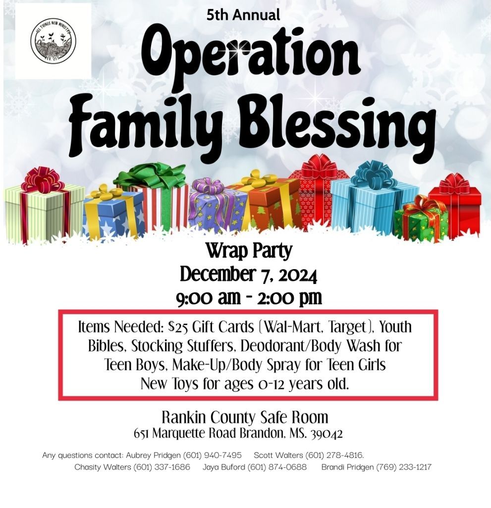 Operation Family Blessing - Wrap Party