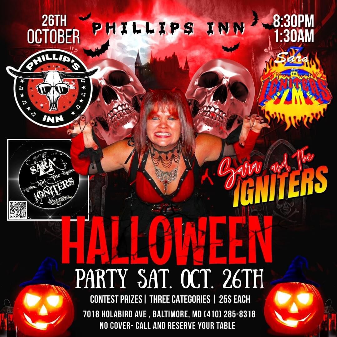 Halloween party w\/ Sara & the Igniters @ Phillips inn 