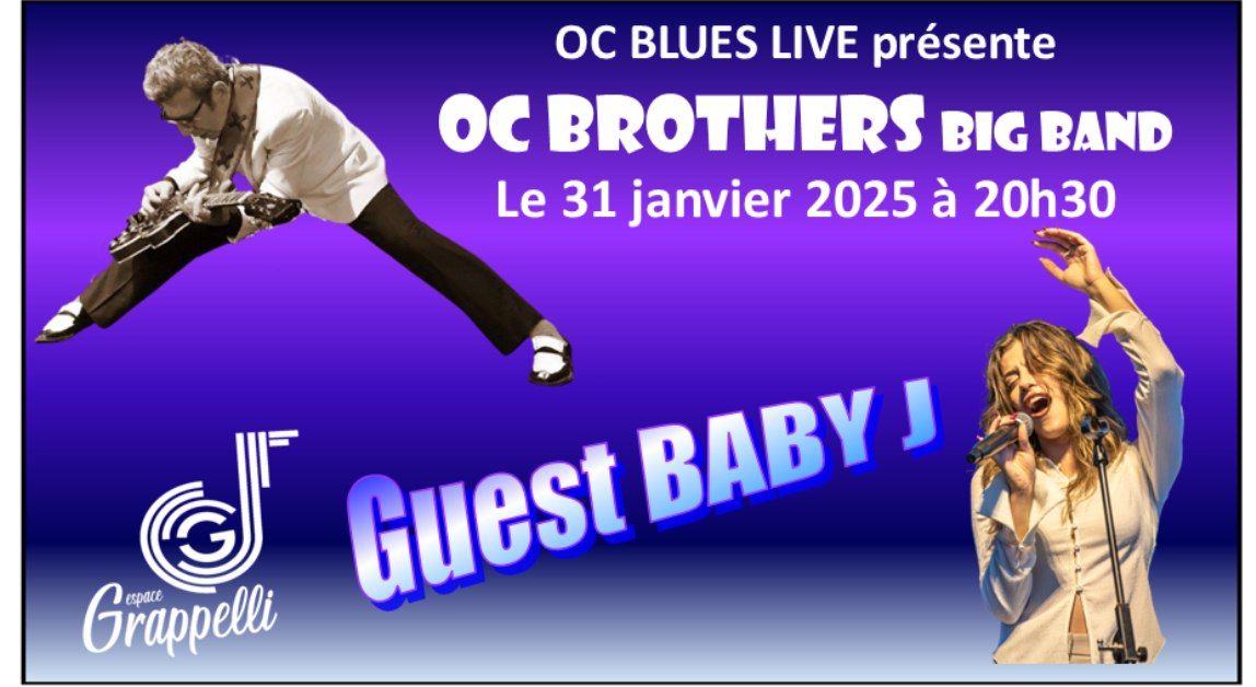 CONCERT OC BROTHERS BIG BAND feat BABY J