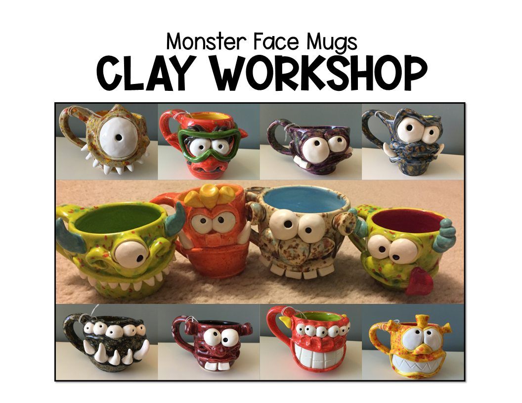 Monster Mugs - Clay Workshop