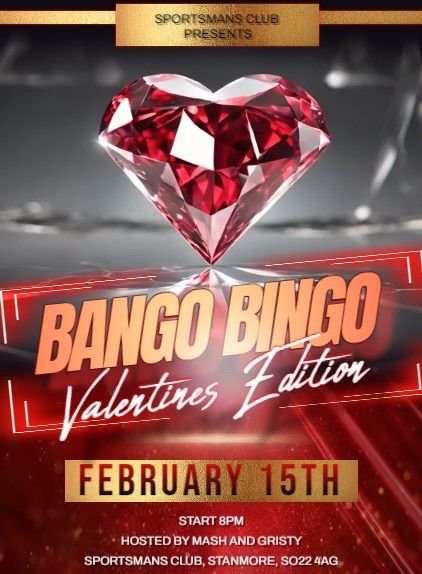 BANGO BINGO- Valentines Edition 