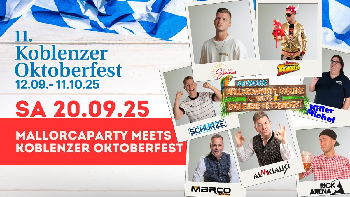 Mallorcaparty meets Koblenzer Oktoberfest