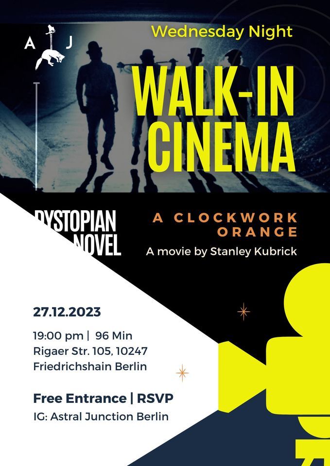 WALK-IN CINEMA EVENING feat. STANLEY KUBRICK