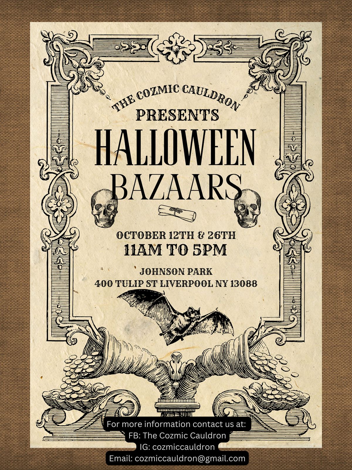 Halloween Bazaar 