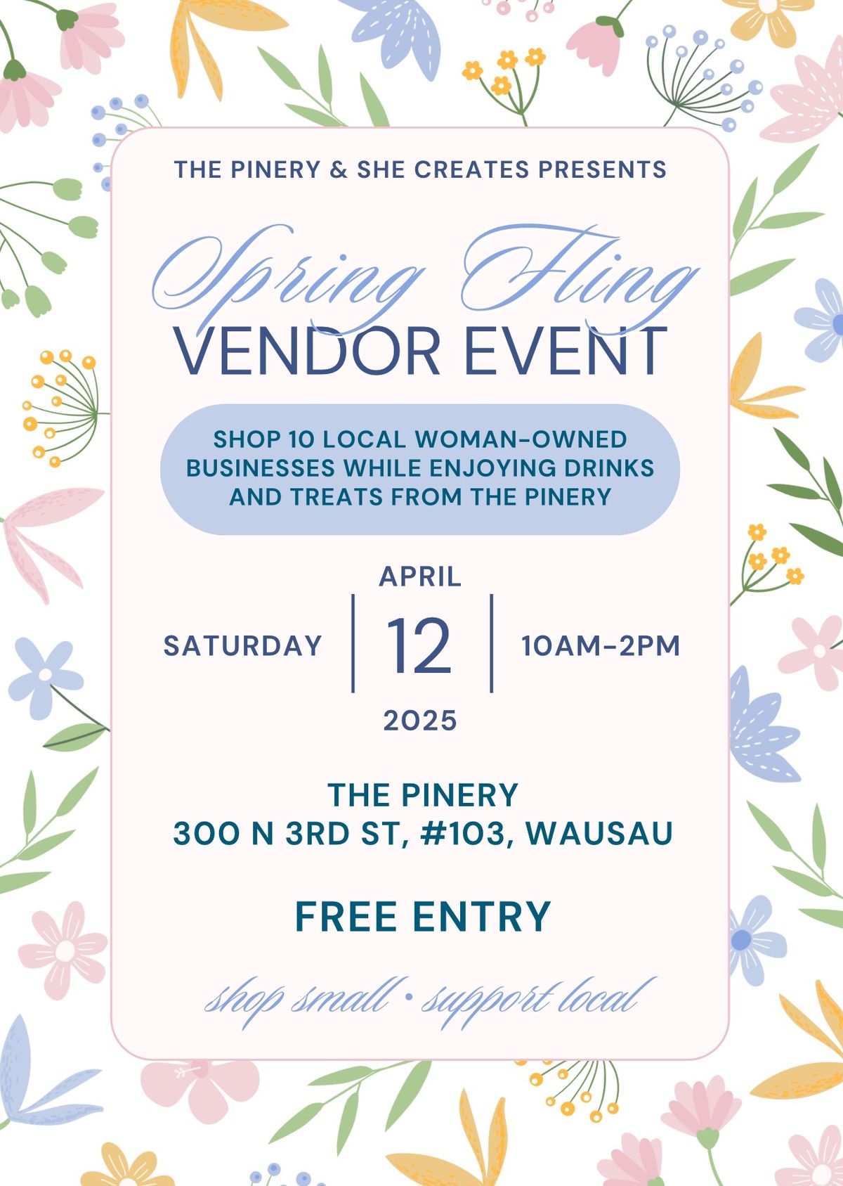 Spring Fling Vendor Event