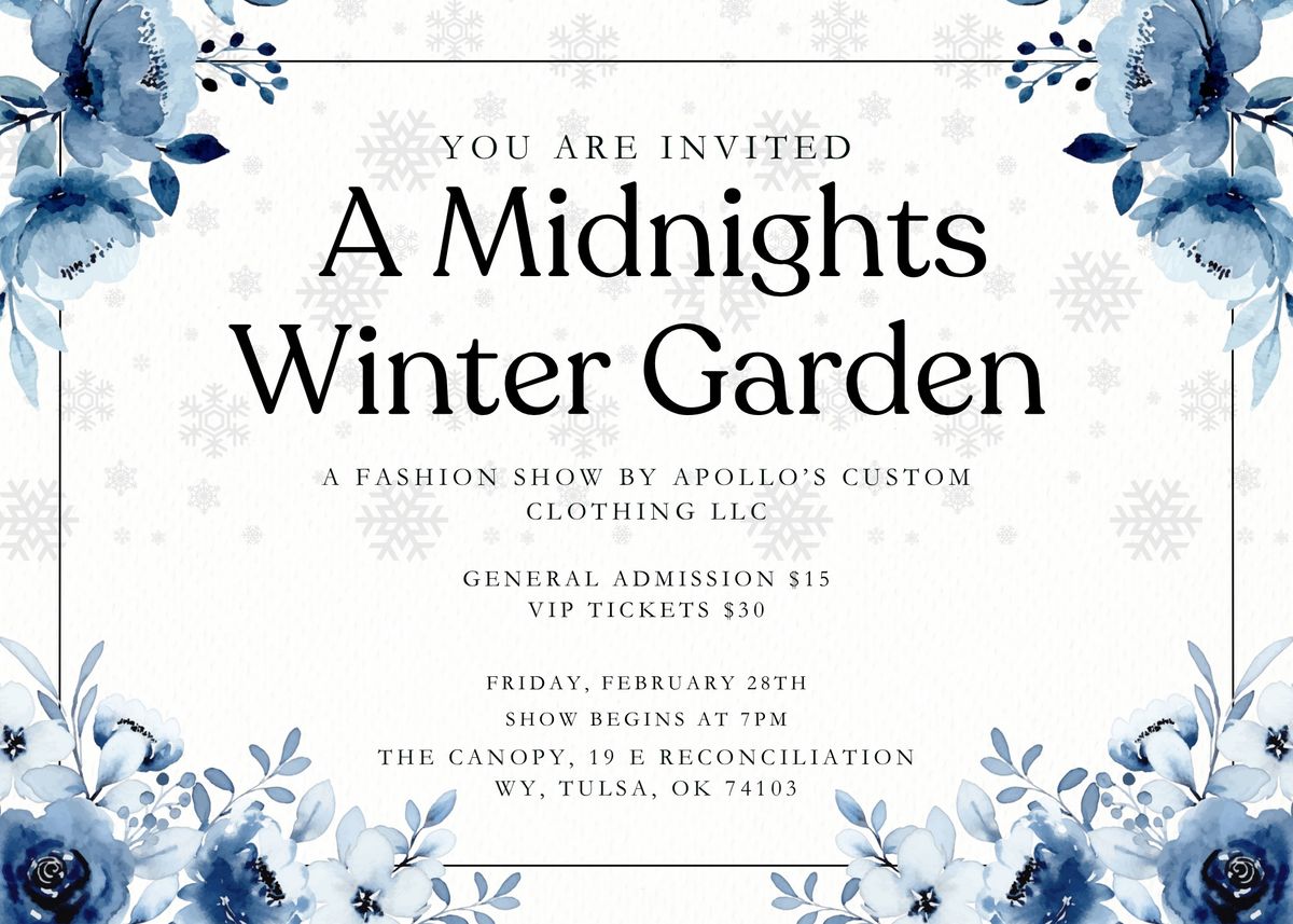 A Midnight Winter Garden