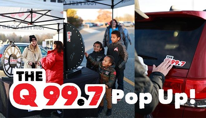 The Q 99.7 Christmas Pop Up!