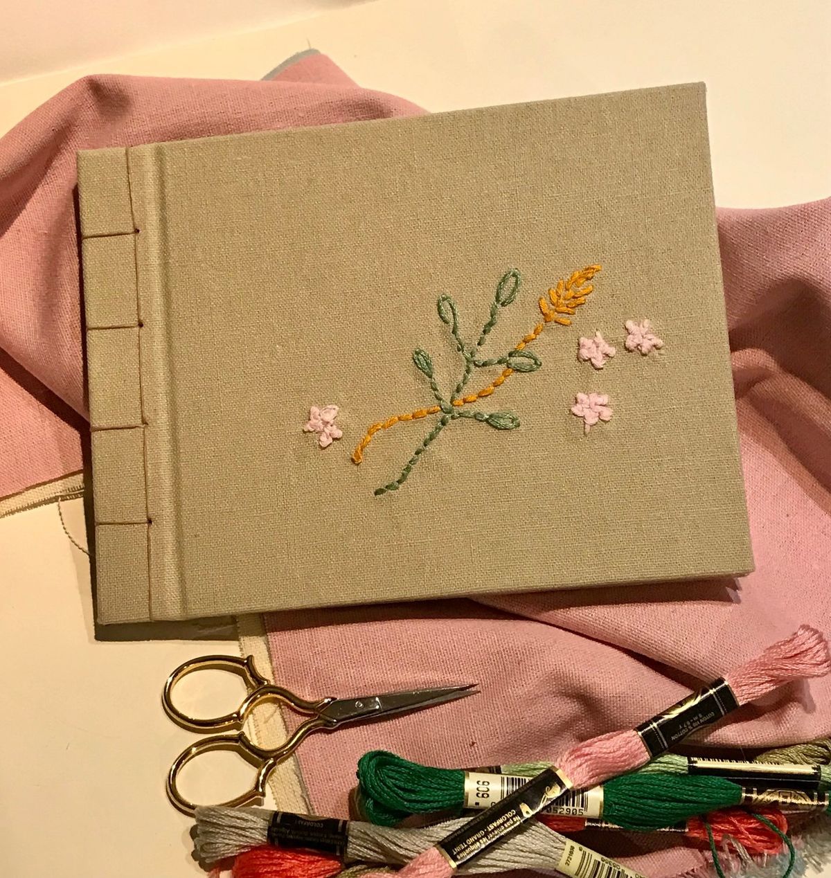 Hard Cover Stab Bound Album - Bookbinding workshop