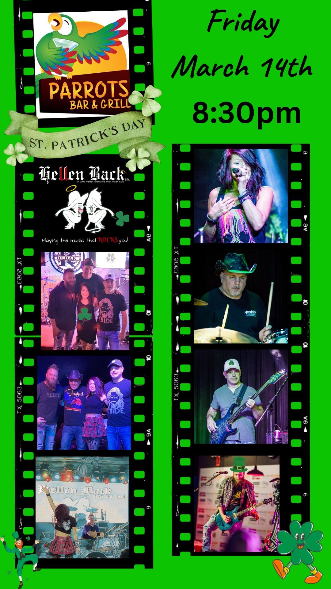 St Patrick\u2019s Weekend Kickoff at Parrots!