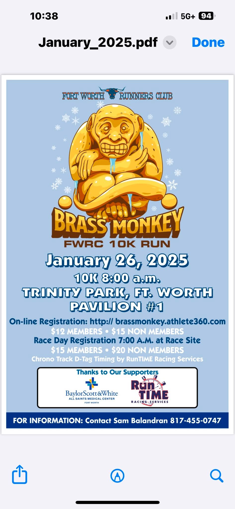 2025 Brass Monkey 10k