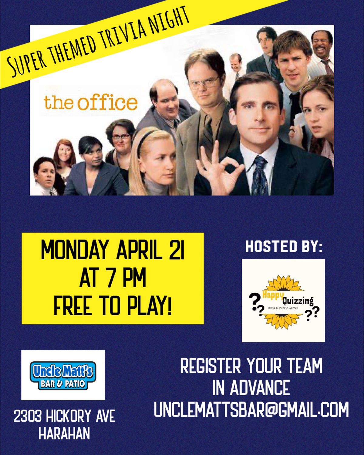 The Office Super theme Trivia Night - Free to play! 