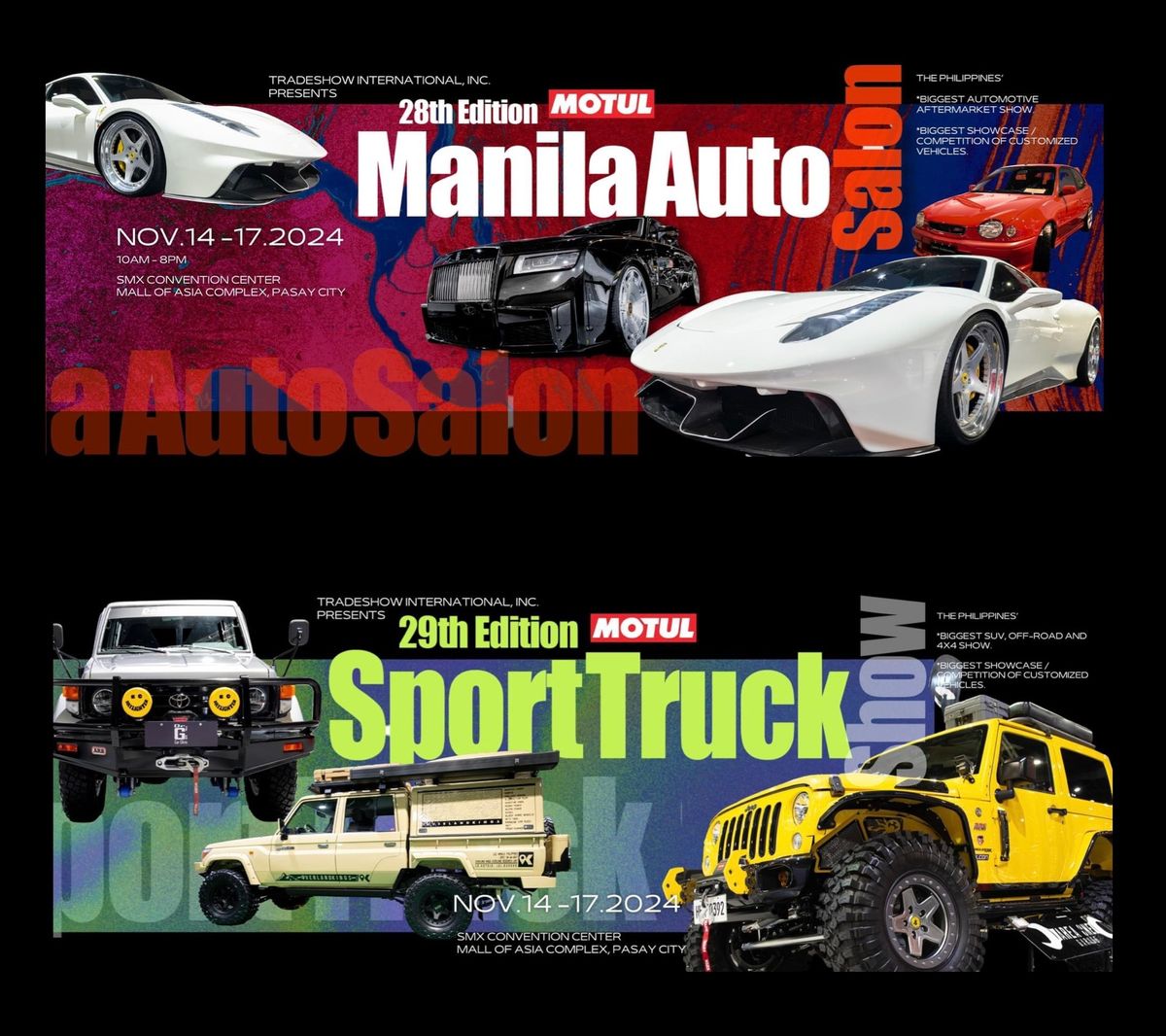 28th ManilaAutoSalon & 29th SportTruckShow