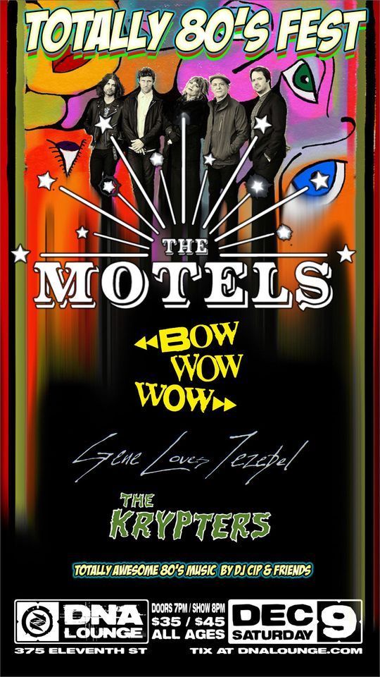 TOTALLY 80s FEST WITH THE MOTELS