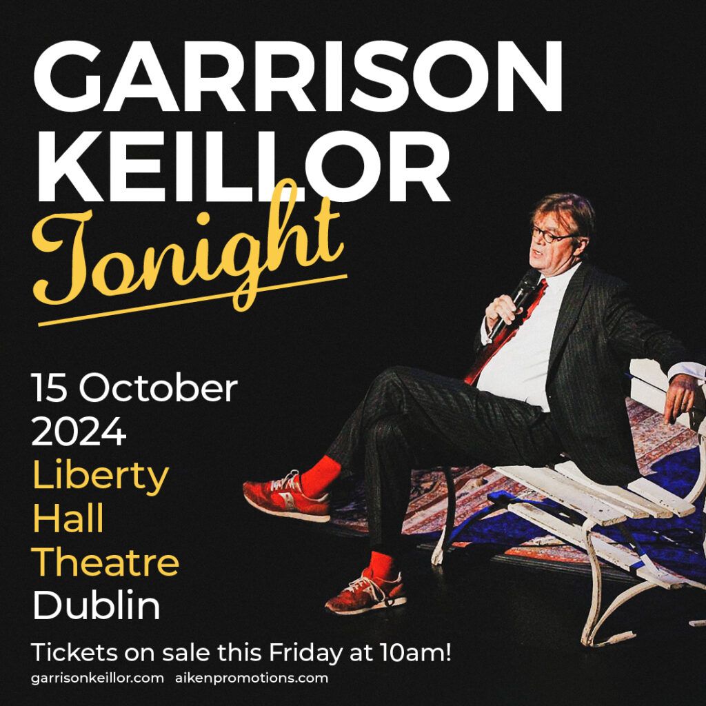 Garrison Keillor Tonight: A Love Affair With Language