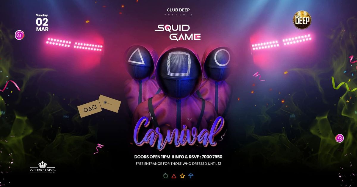 SQUID GAME | OFFICIAL CARNIVAL THEME PARTY