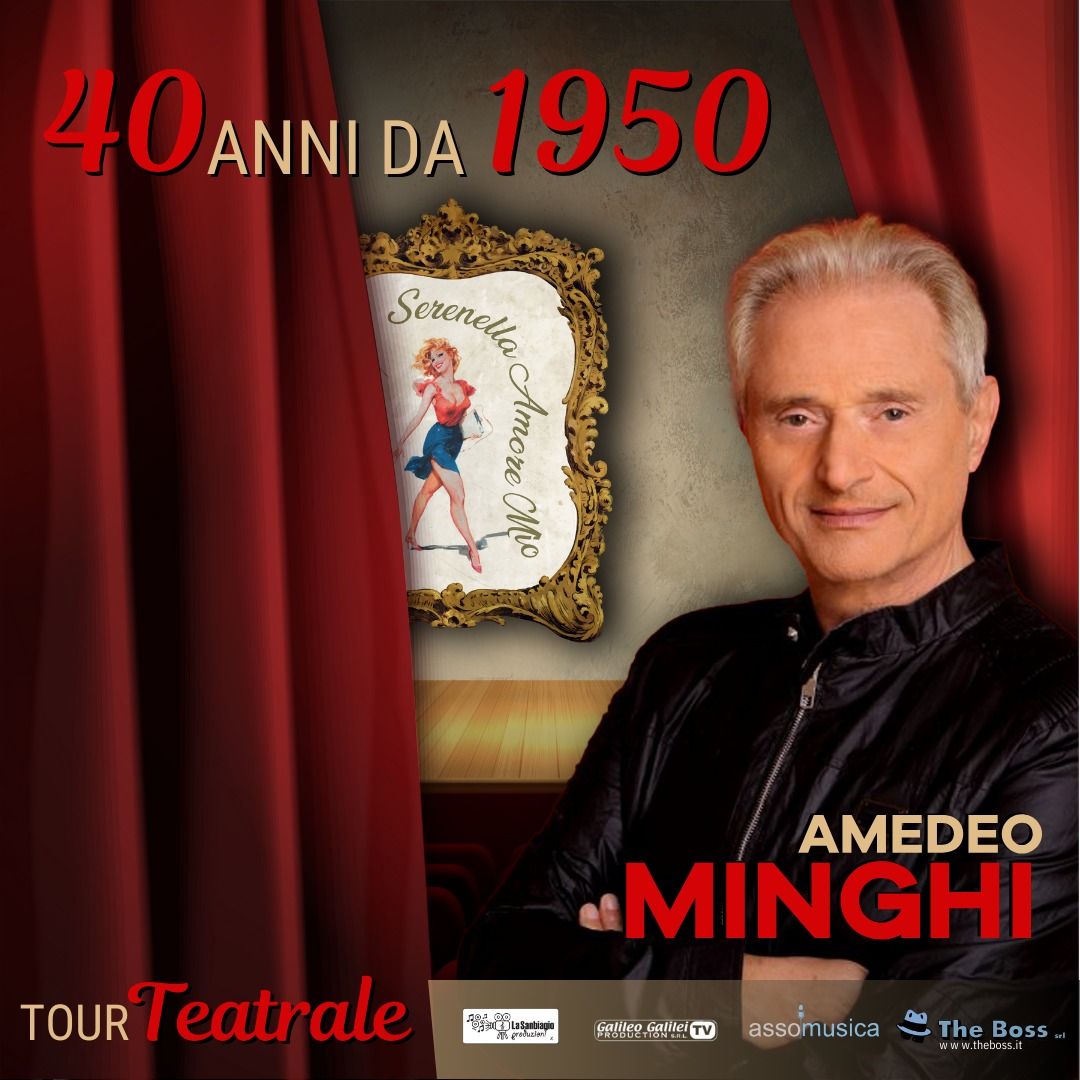 Amedeo Minghi tour teatrale  