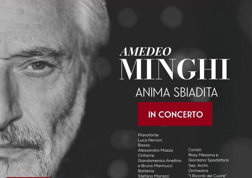 Amedeo Minghi tour teatrale  