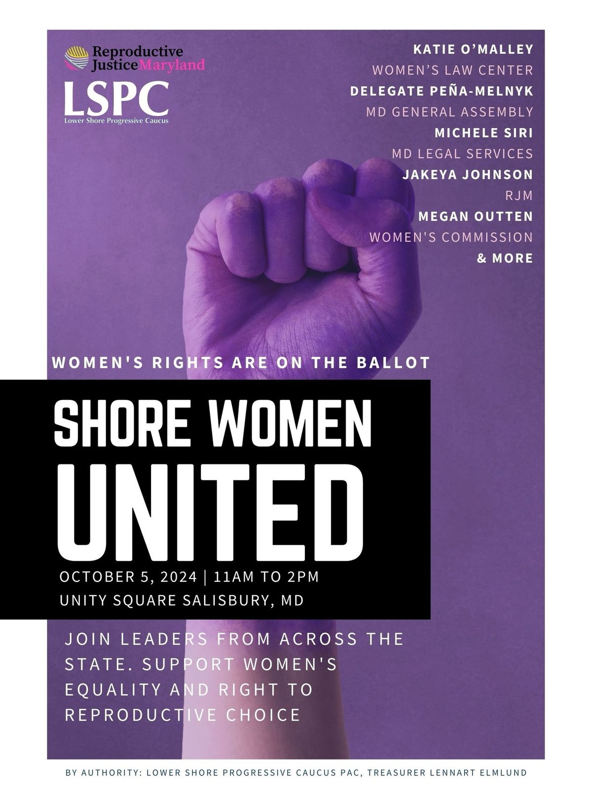 Shore Women United- Statewide Day of Action