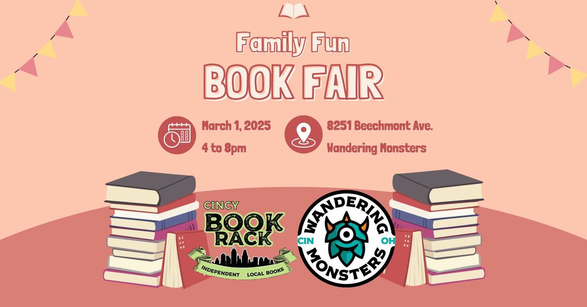 Family Fun Book Fair at Wandering Monsters Brewing Company