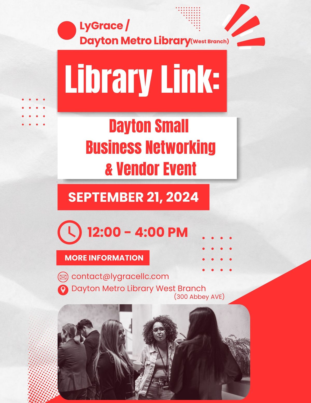 Library Link: Dayton Small Business Networking and Vendor Event