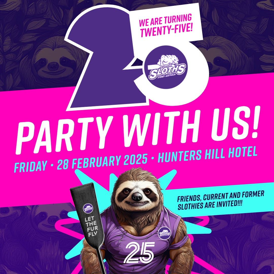 The Sloths Dragon Boating Club 25th Anniversary Party