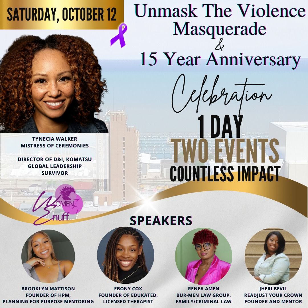 Unmask The Violence Masquerade & 15-Year Anniversary Fundraiser