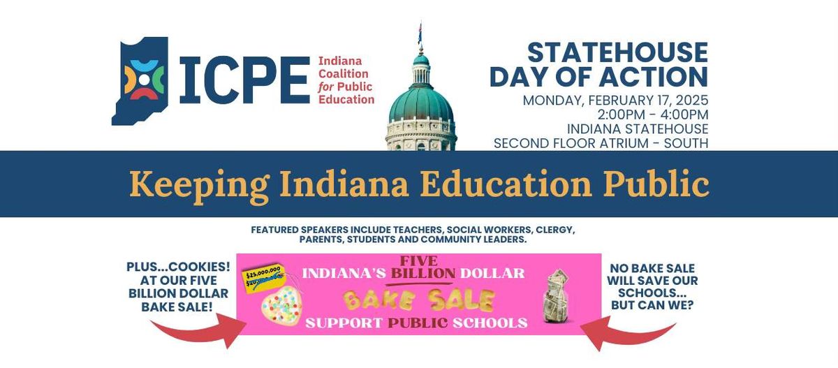 ICPE Statehouse Day Of Action: Keeping Indiana Education Public