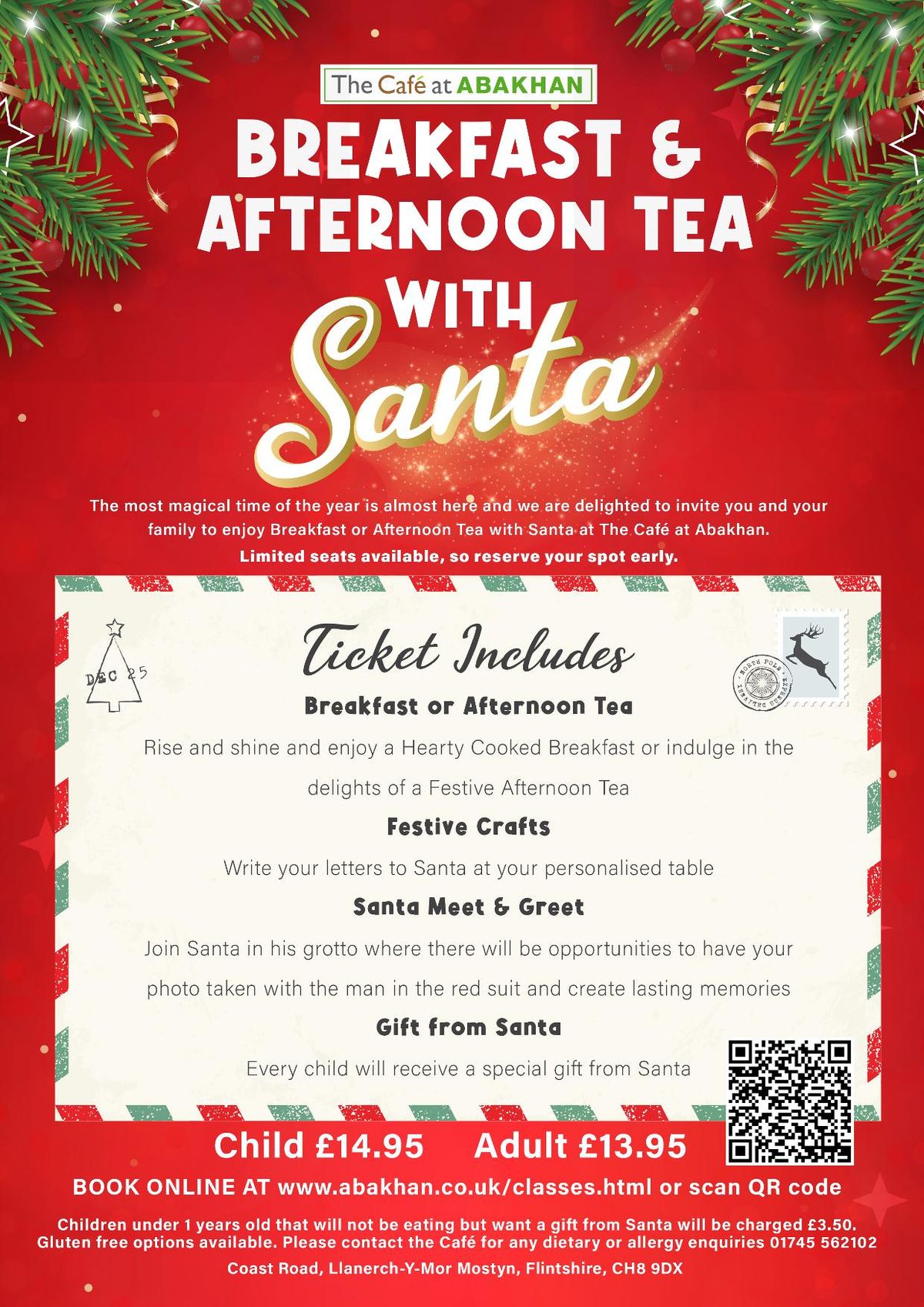 Afternoon Tea with Santa at Abakhan