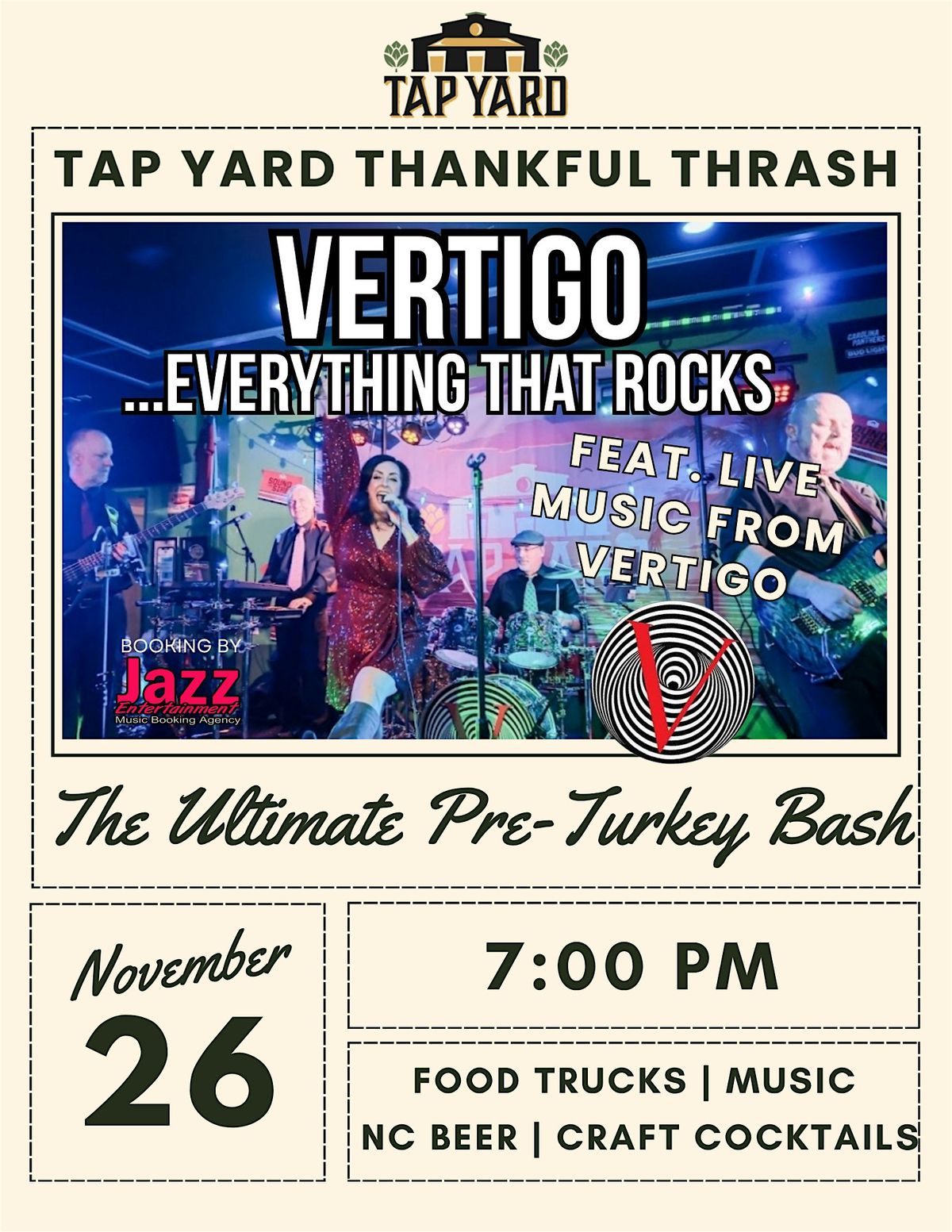 Thankful Thrash: The Ultimate Pre-Turkey Bash feat. Vertigo