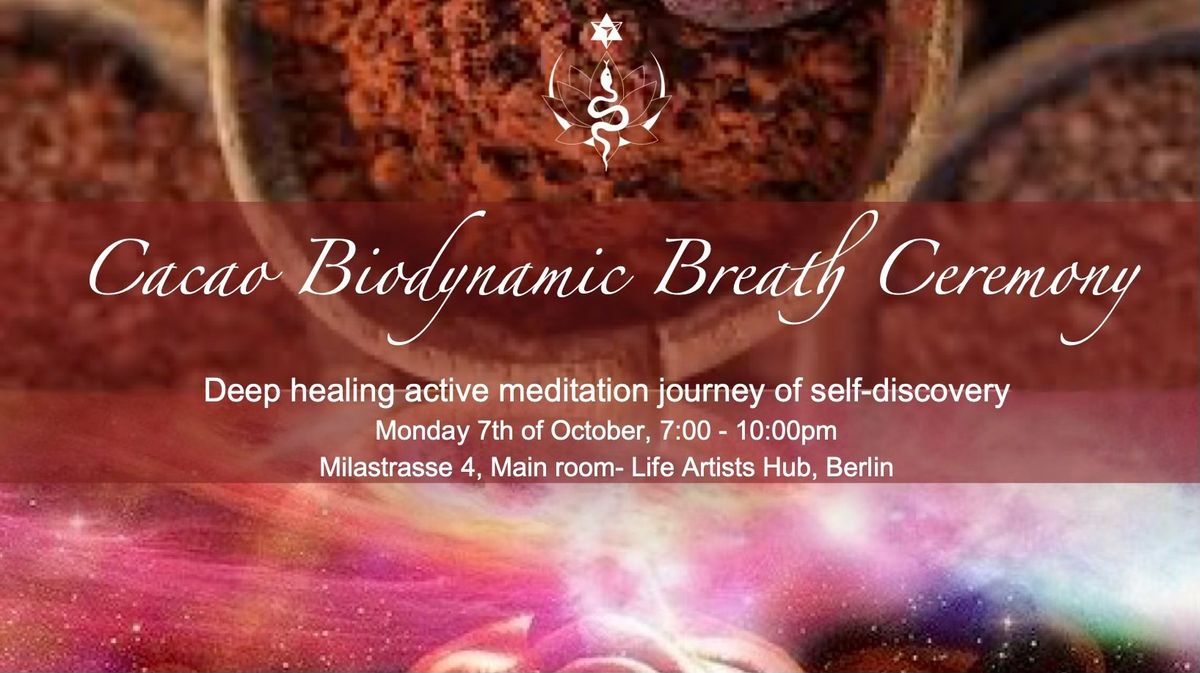 Cacao Biodynamic Breath Ceremony - The art of letting go