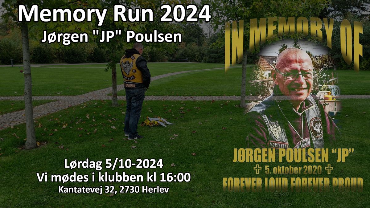 Memory Run 2024 - in memory of JP