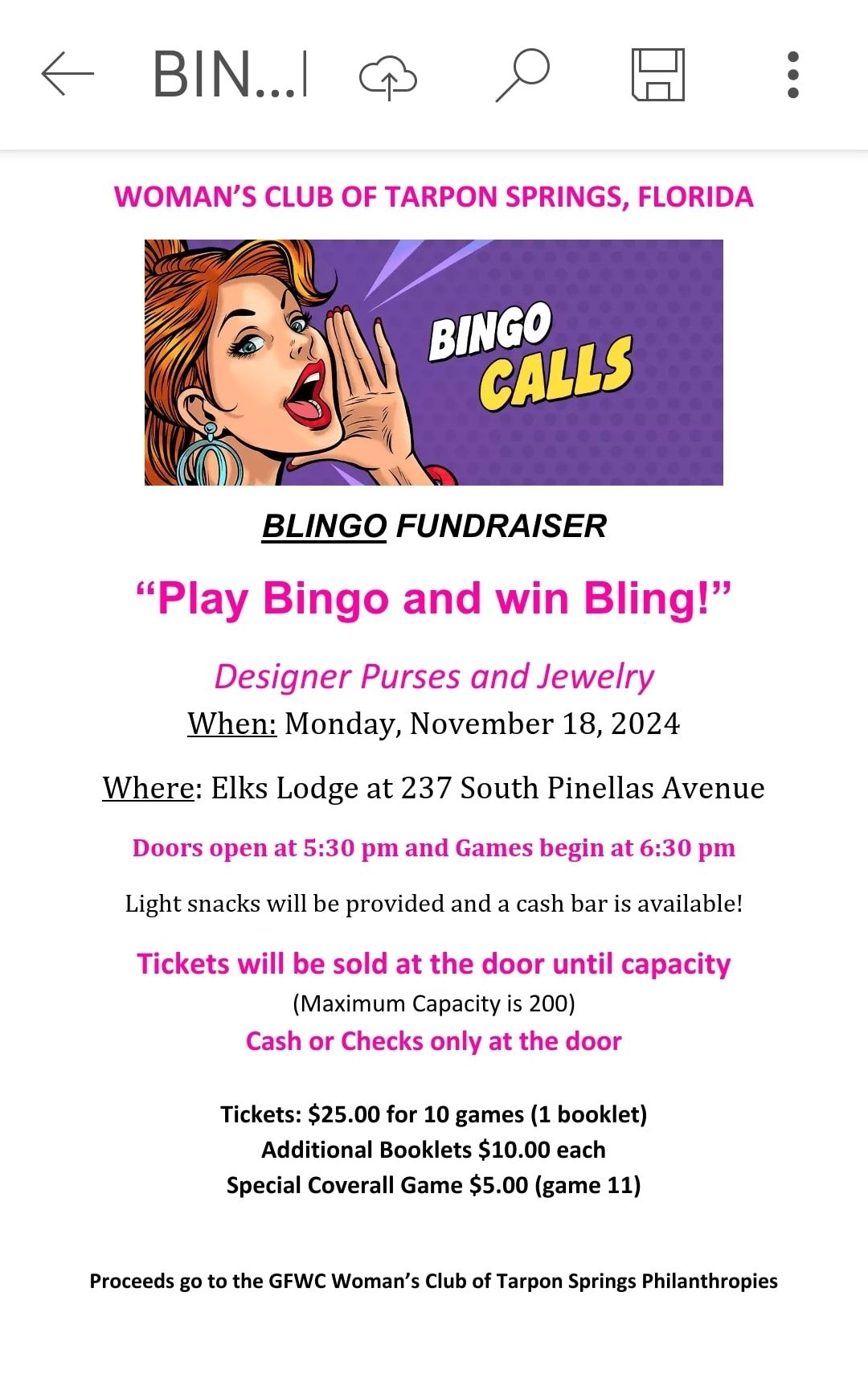 Play Blingo, Win Designer Purses & Jewelry