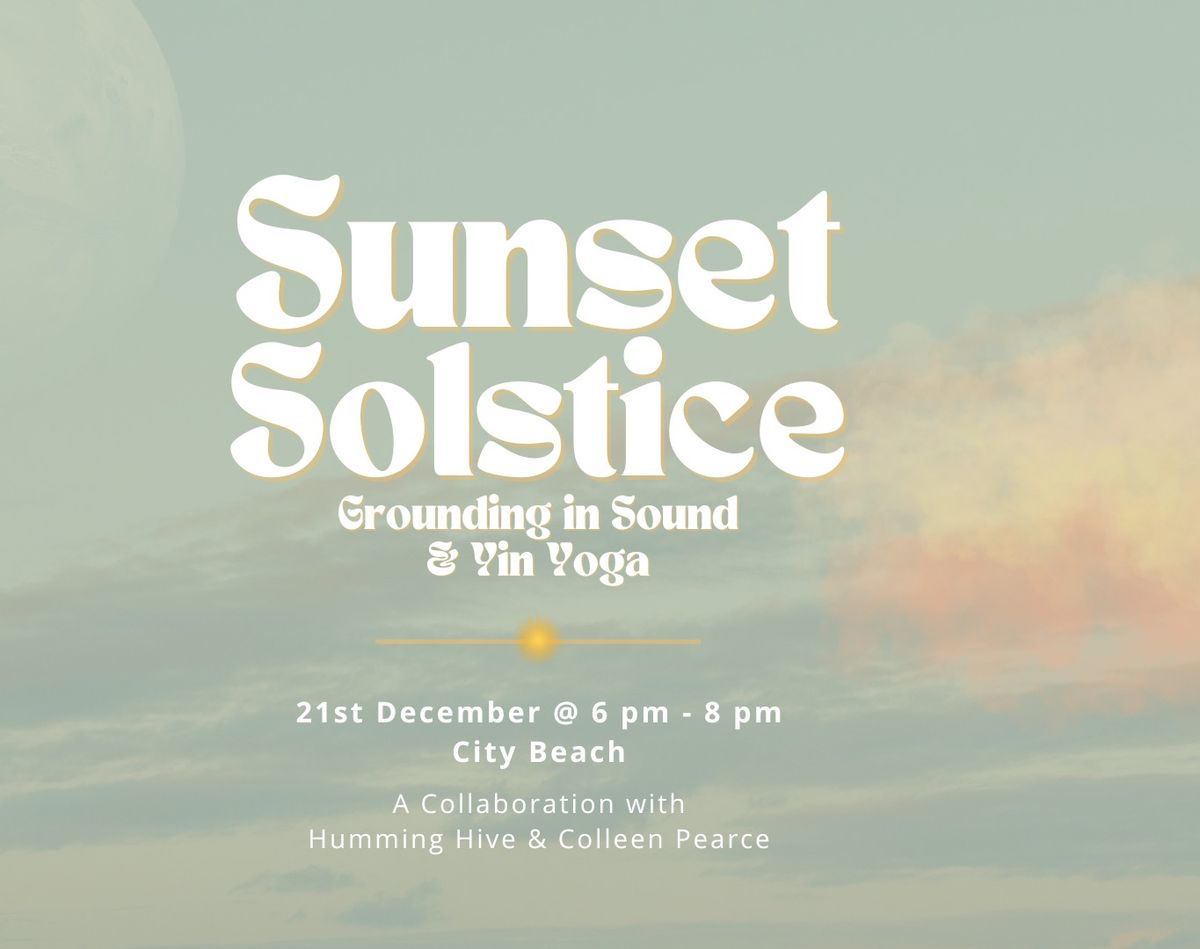 Summer solstice yin yoga and sound healing